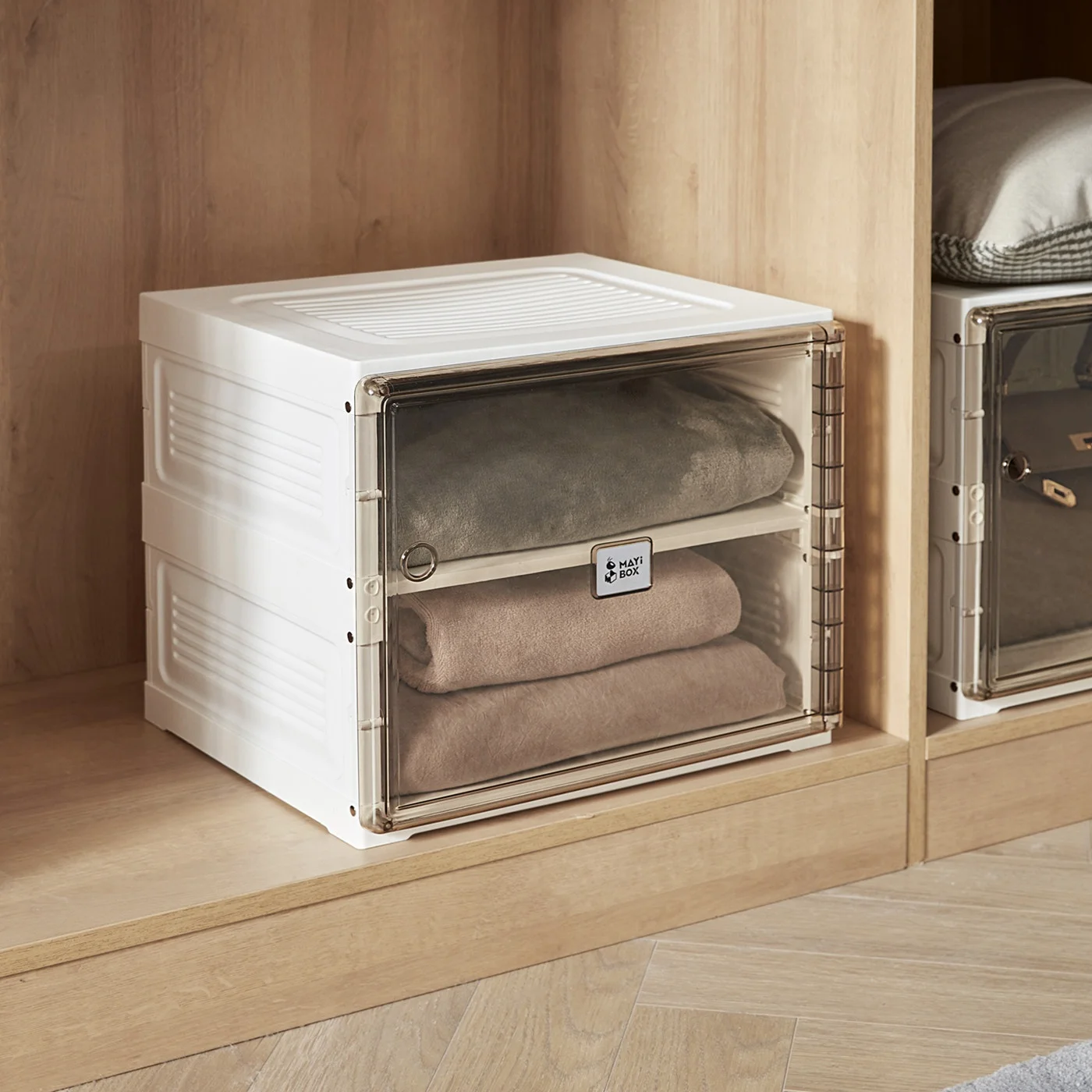 BSCI High Quality Foldable Non-Installation Storage Boxes kids toy organizer living room display cabinet