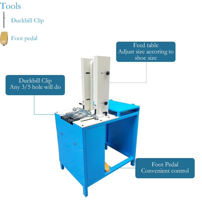 Semi-Automatic Pneumatic Shoe Flip Flop Strap Fixing Machine Sandal Slipper Sole Making Machine