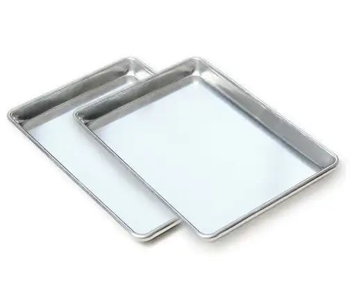 15*21 Inch Sheet Pan Food Grade Baking Tray Aluminum Cookie Sheet