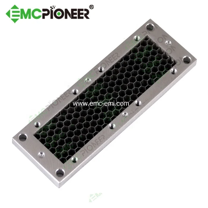 RF honeycomb filter configurations to be adapted to the existing shield structure