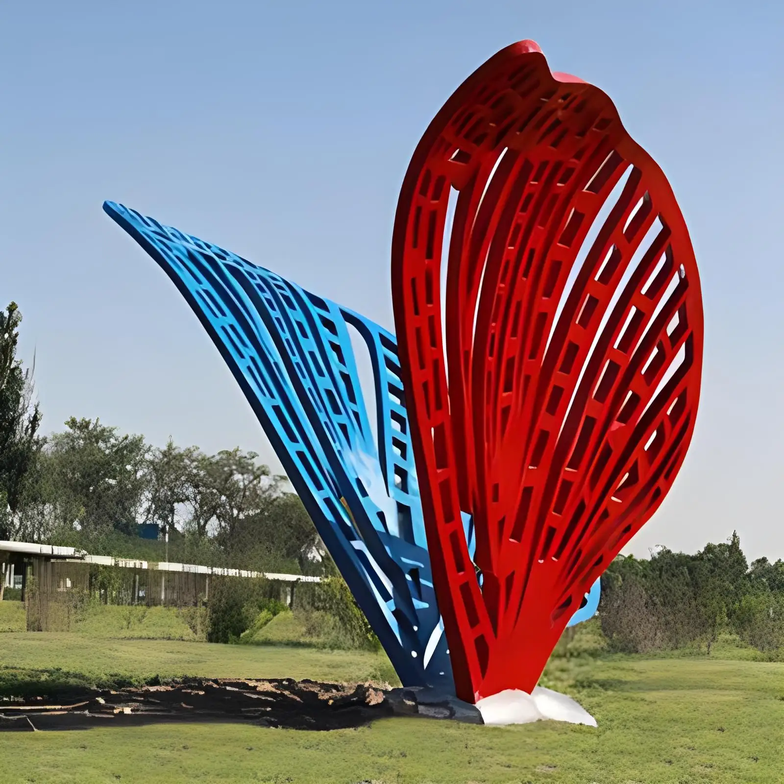 Large Outdoor Custom Mirror Polished Stainless Steel Jumping Elk Sculpture Deer Statue