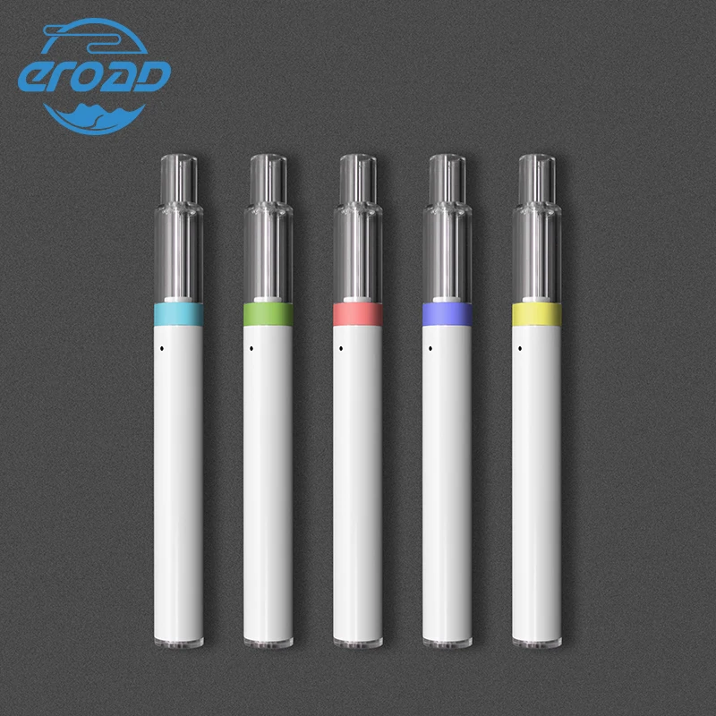 Empty 1ml cbd oil disposable pen Trendy packaging disposable cbd pen vaporizer with child lock