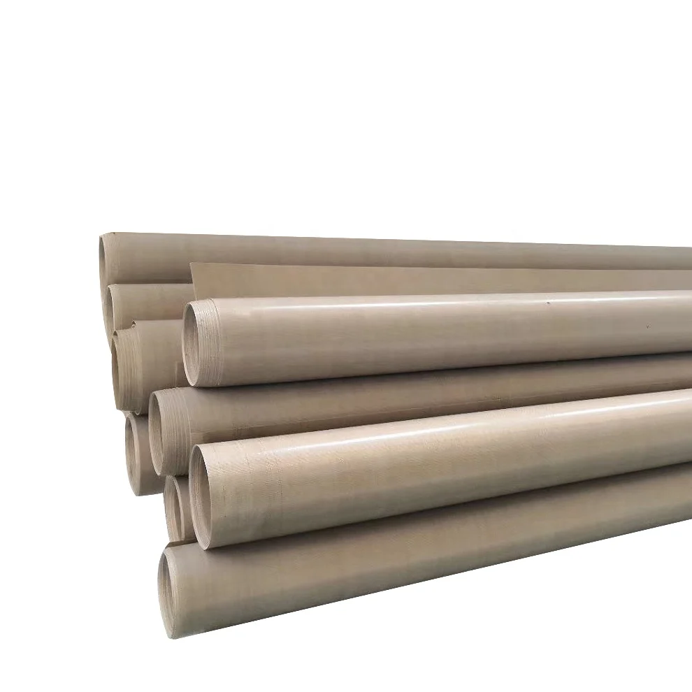 0.25mm Thickness PTFE Coated Fiberglass Fabric In Brown Color