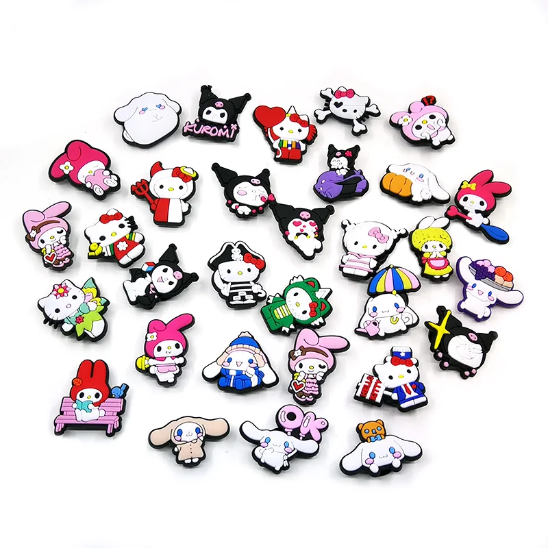 2022 Новый Дизайн kawaii мультфильм шаблон croc очаровательные 2D Мягкие пластиковые украшения для обуви пряжки