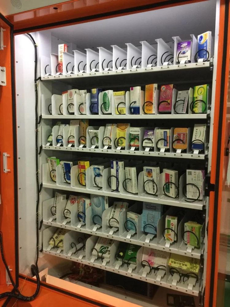 touch screen Pharmacy vending payment machine Medicine 24/7 POS payment  card reader card dispenser kiosk