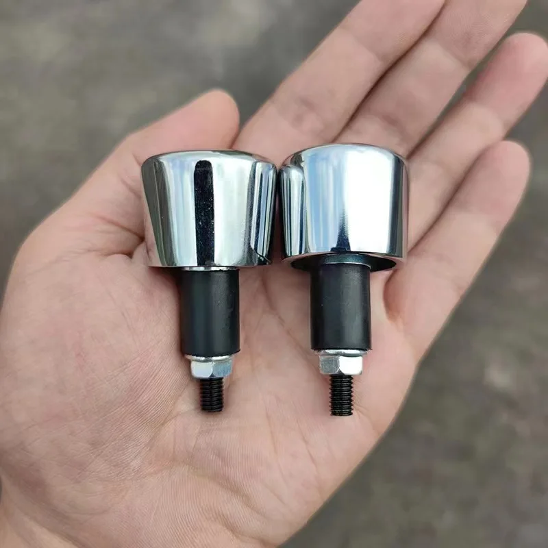 Motorcycle IRON HandleBar Ends Handlebar Grips Slider Cap Plug motorcycle handlebar end motorcycle accessories and spare parts