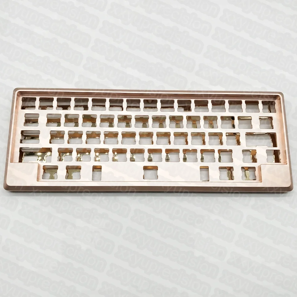 
OEM 60% keyboard case aluminum mechanical keyboard cnc parts 