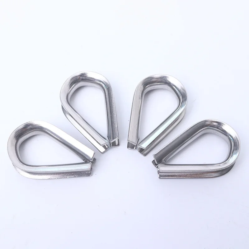 Grade 304 Stainless Steel Wire Rope Thimbles 8mm Thimble Manufacturer