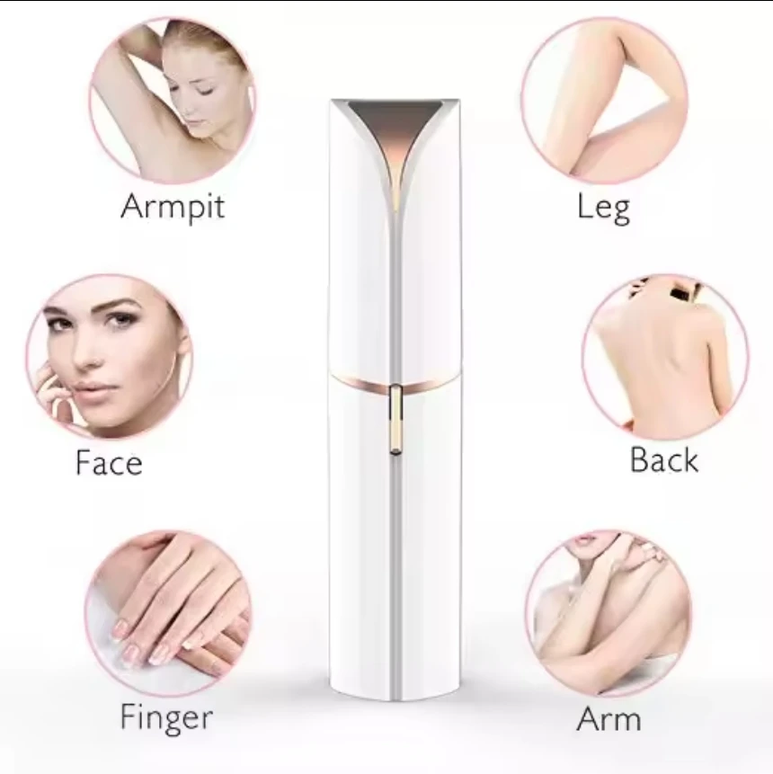 Eyebrow Trimmer beauty handheld Face Razor Electric epilator for women Auto eyebrow trimming pen shaving instrument ear epilator