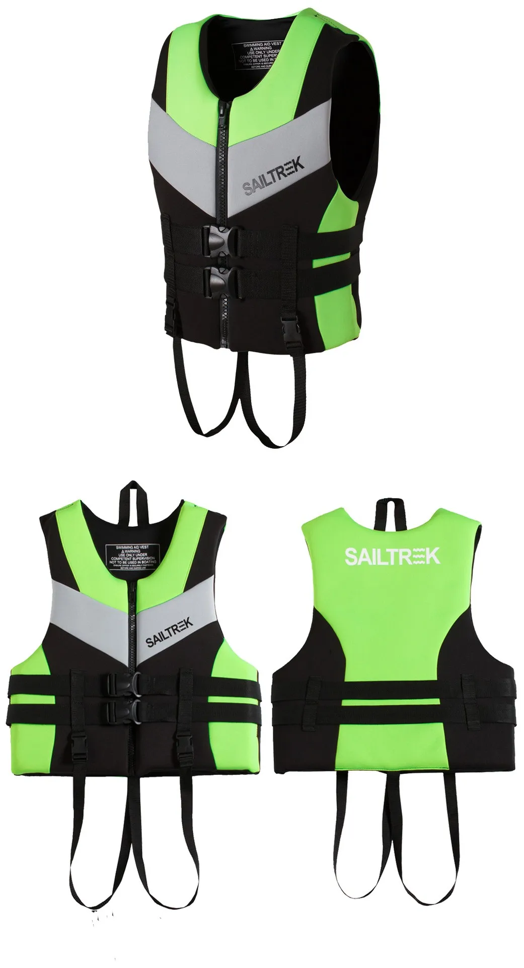 water sport Life vest  Watersports Adults Neoprene PVC Foam Life Vest