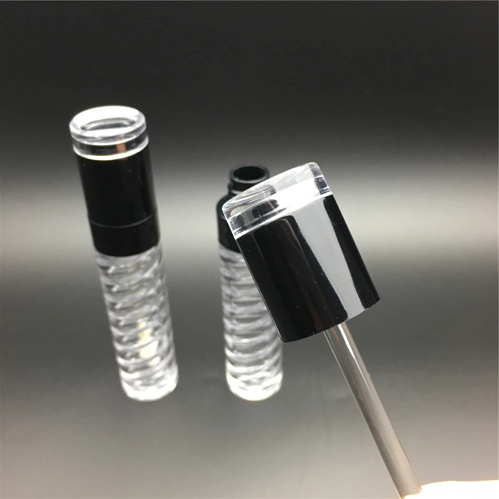 6ml Plastic twist royalty lip gloss tube with the crystal top