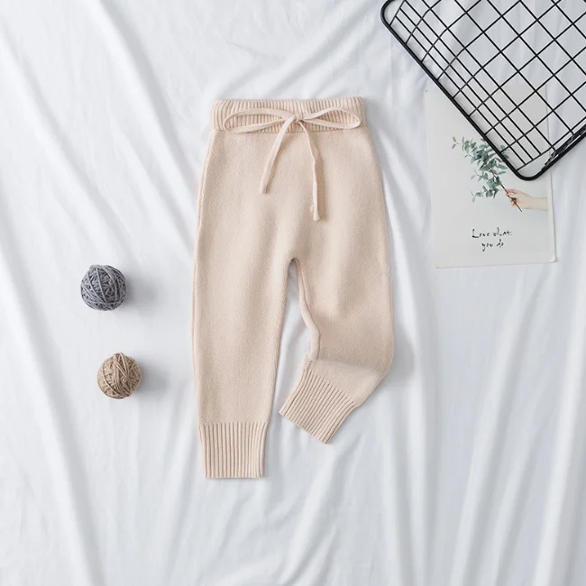 PHB 60205 blank knitted design winter 2018 cloth baby pants