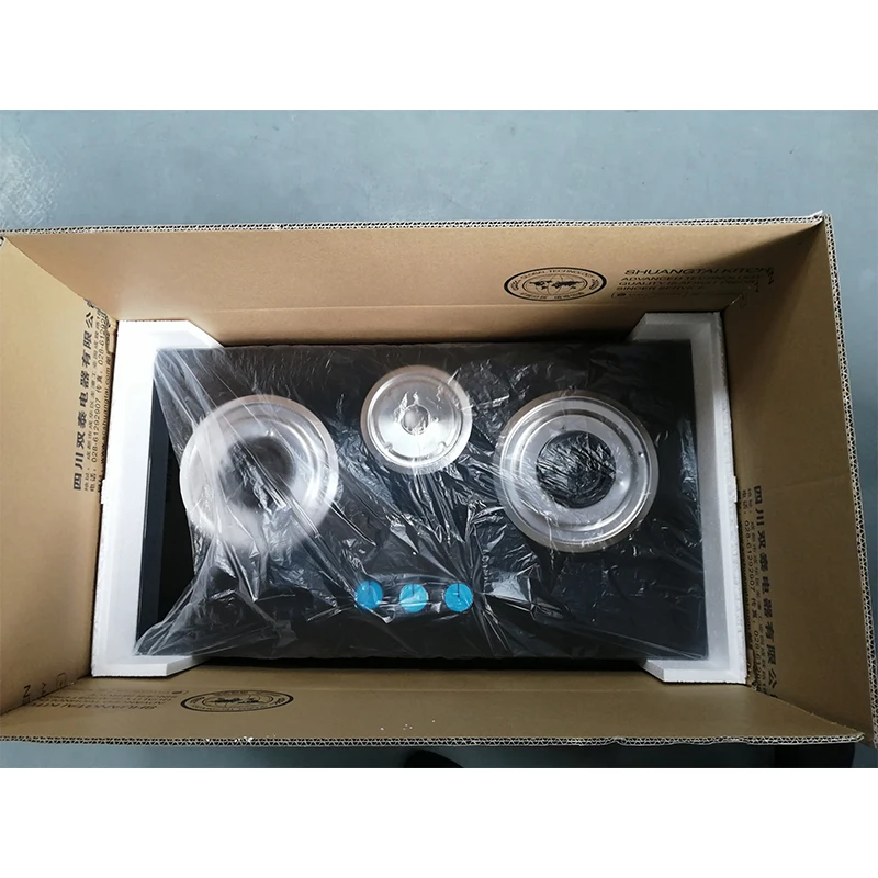 Built In 7MM/8MM Tempered Glass Surface Gas Cooker Stove Oven with 3 burner Gas Stove Hob