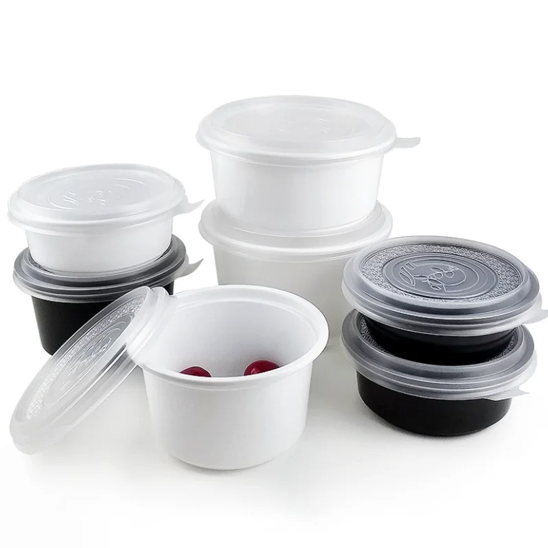 
Disposable plastic food container freshware meal prep soup bowl containers RPP/PP 500ml round microwavable take out container 