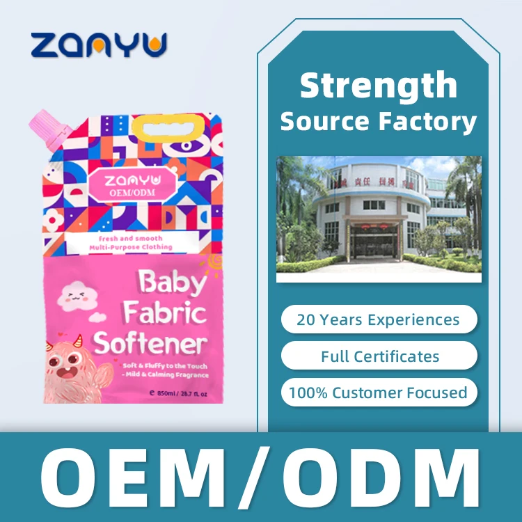 Private Label Clothes Softener Laundry Soap And Detergent Natural Fabric Softener Scent Booster Laundry Fabric Softener