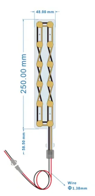 Automotive bus seating seat film pressure sensor