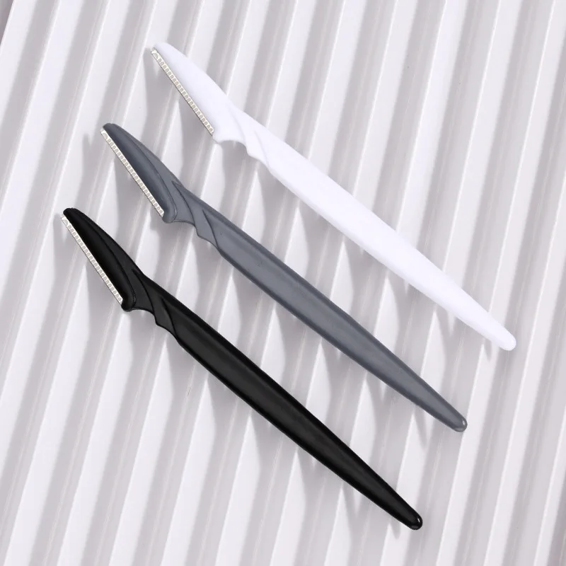 Eyebrow Trimmer Makeup Tools Safe Eyebrow Razor Face Body Hair Removal Shaver Blades Eyebrows Shaping Knife With Cover