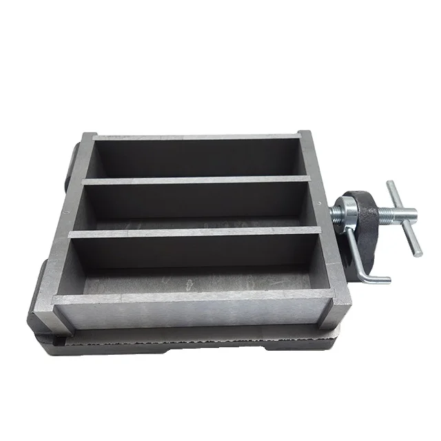 Steel Mould 40*40*160mm Three Gang Cement Mortar Mould Mortar Prism Test Mould