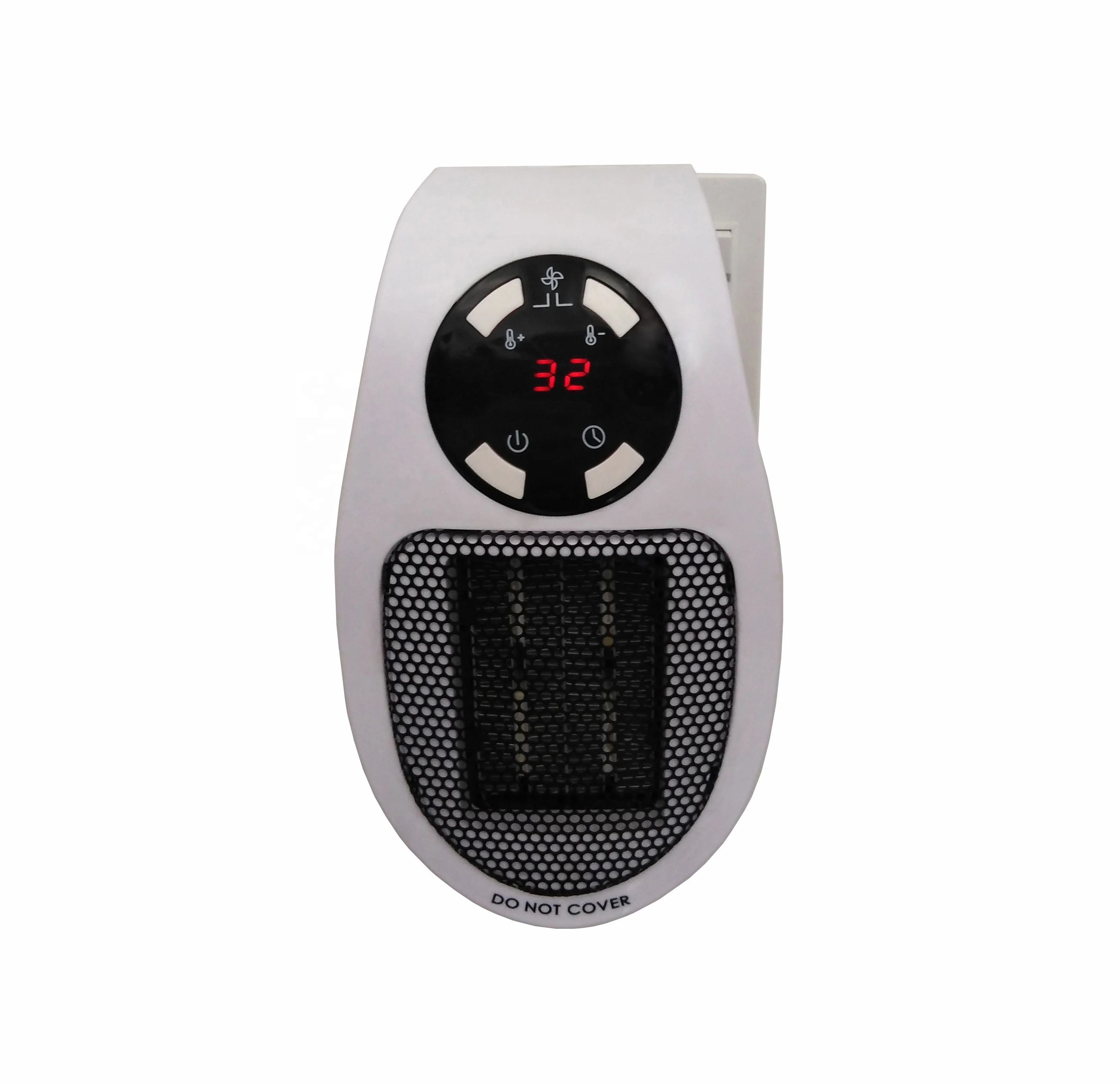 Worldwide Use Mini Portable Wall Outlet Electric Heater for Home
