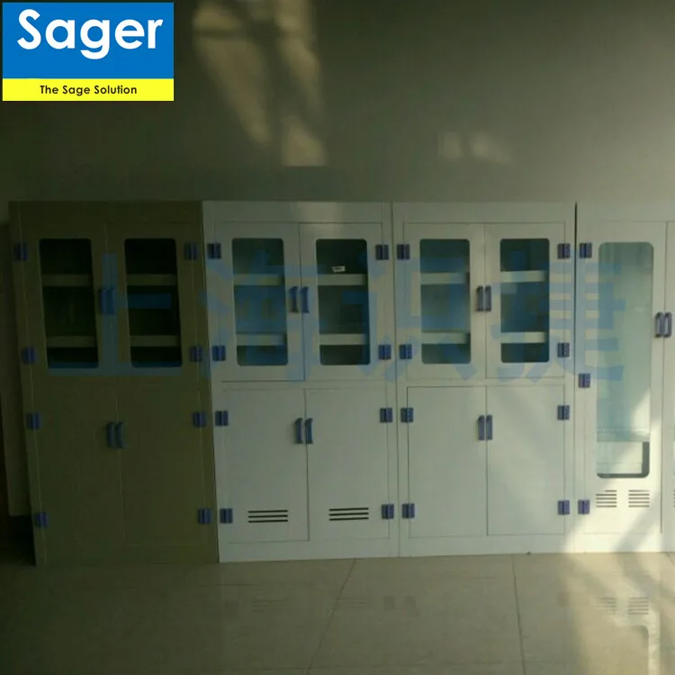 anti corrosion laboratory chemicals and reagents cabinet, steel lab cupboard