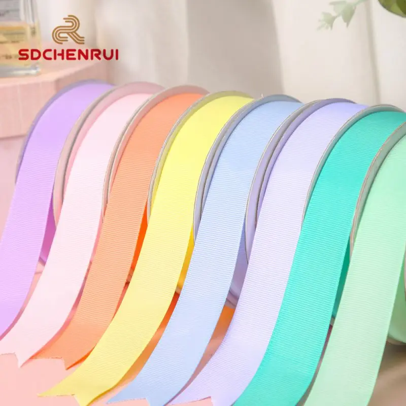 Укомплектованный Grosgrain боковых атлас, если изделие вручается в виде ленты пакет новый двойной уход за кожей лица ленты 100% полиэстер сплошной цвет