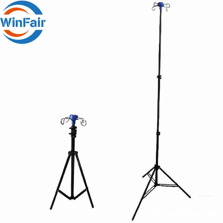 Hospital folding medical iv pole drip stand adjustable infusion portable price drip stand