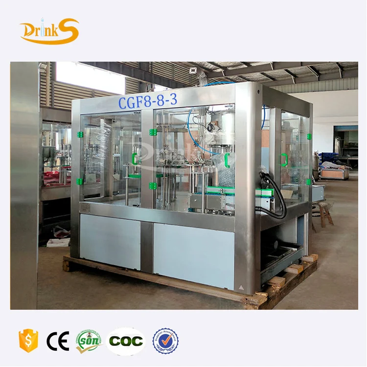Automatic 3 in 1 Plastic Bottle Pure Mineral Water Production Line / Water Filling Machine