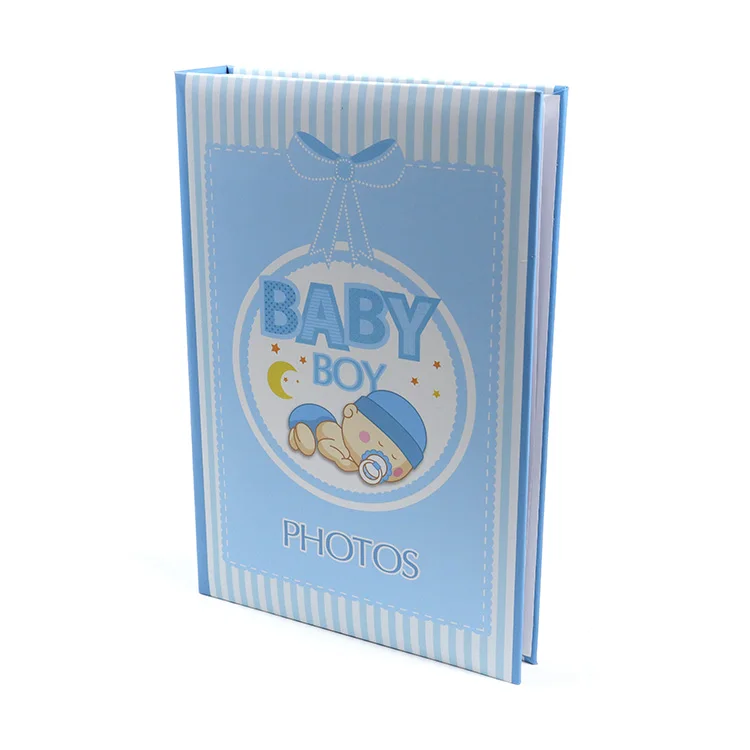 Book bound custom handmade paper children baby photo album