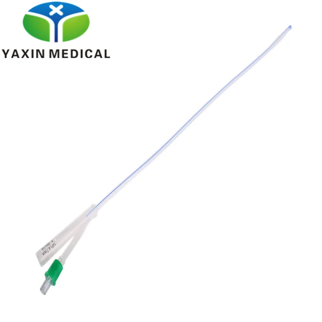 High quality Medical disposable silicone urinary foley catheter with 3 way