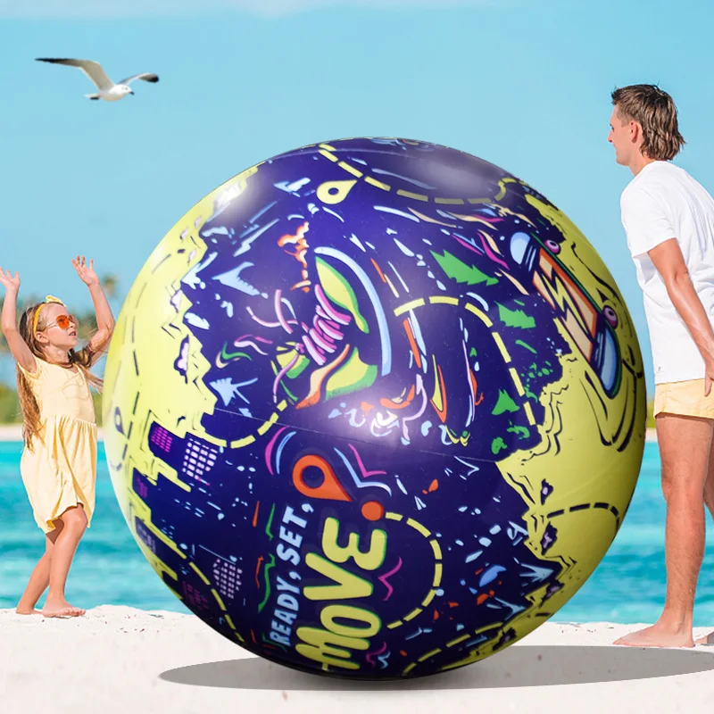 Customization factory colorful promotional inflatable beach ball PVC eco-friendly beach ball