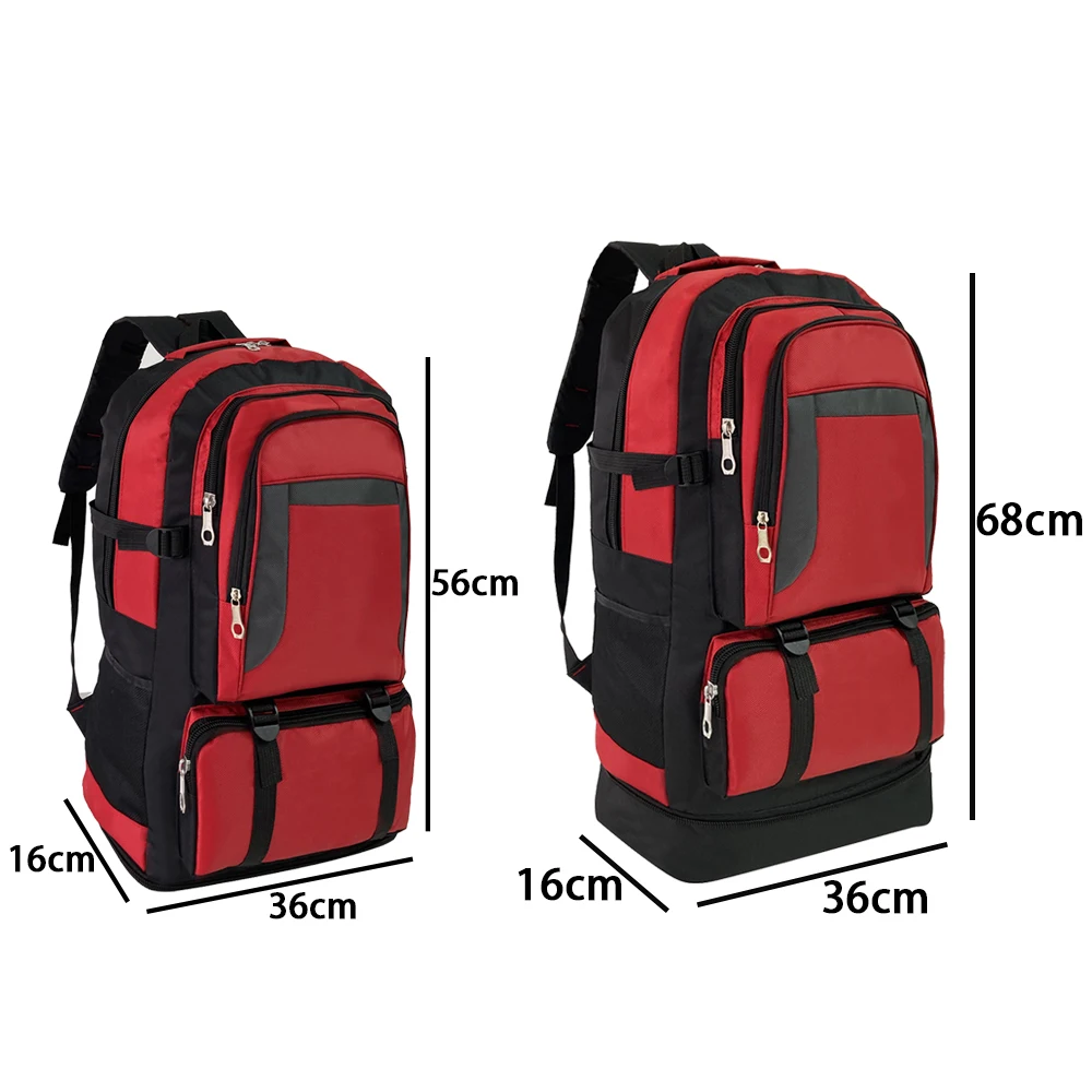 Factory Price OEM Customized Utility Unisex Stain Resistant Climbing Rucksack Long Travel Mountaineering Backpacks Bag