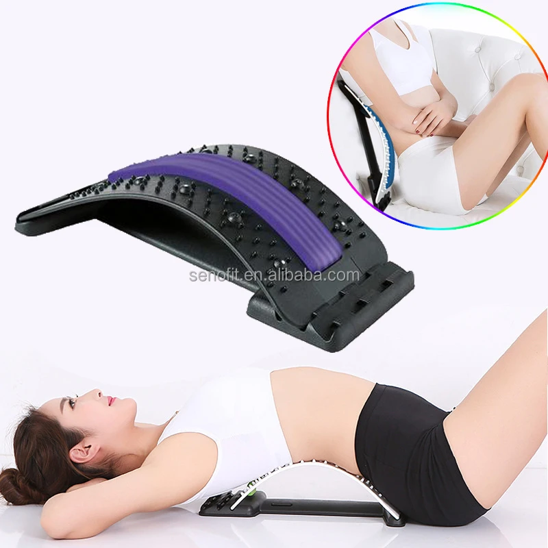 SENAOFIT Chiropractic Massager Back Lumbar Support Lower Back Stretcher Back Stretcher Acupuncture magnetic therapy Massager