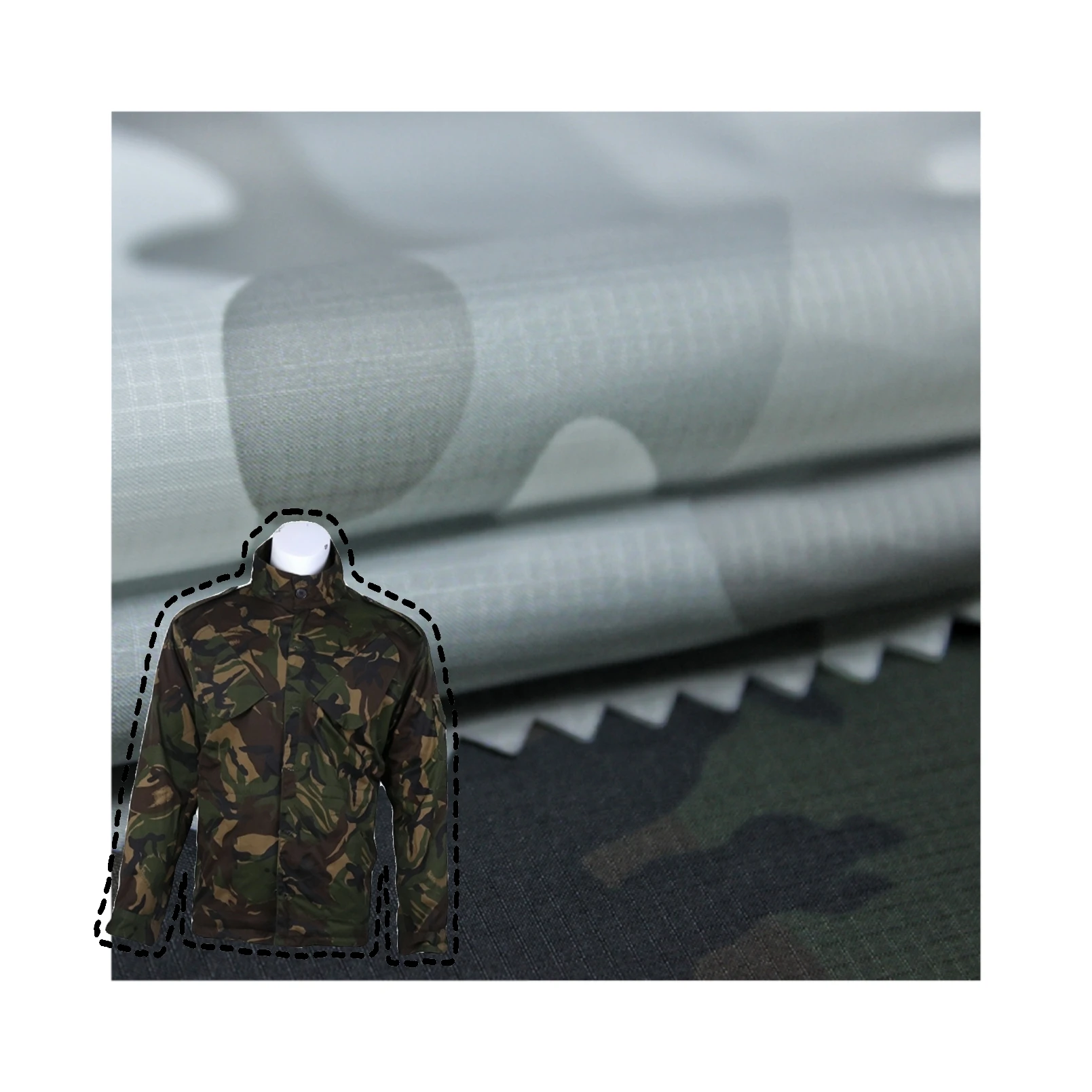 
100 polyester light weight waterproof digital camouflage terylene fabric 