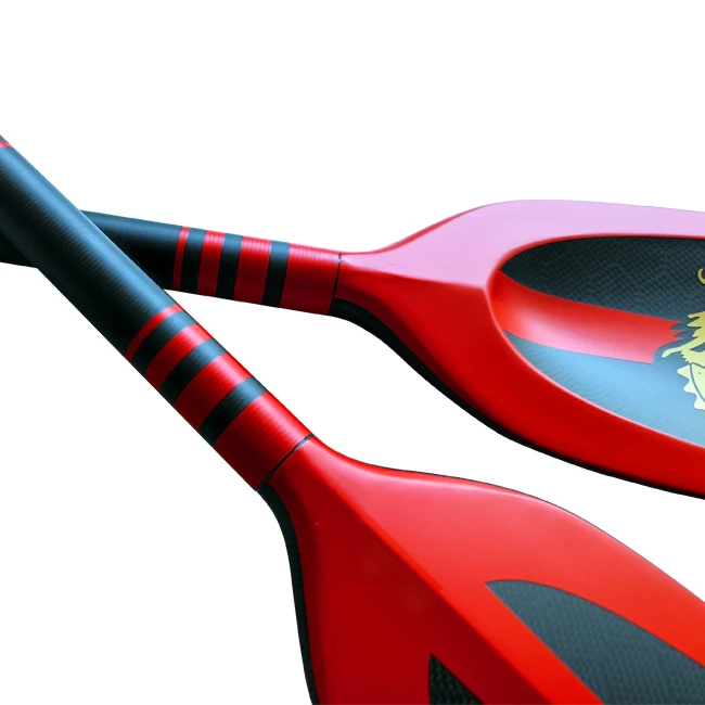 Kingpaddle Model D16 Carbon Fiber Concave Dragon Boat paddle for Training