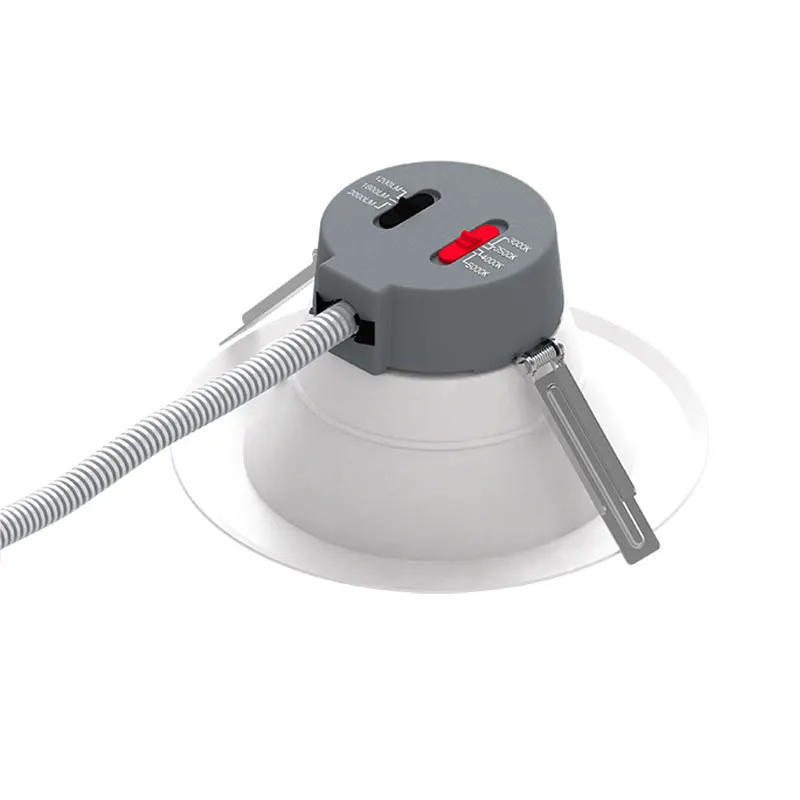Factory customization UL ETL 7w 9w 12w 15w 19w 24w  commercial hotel recessed Led downlights cct color temperature dimmable