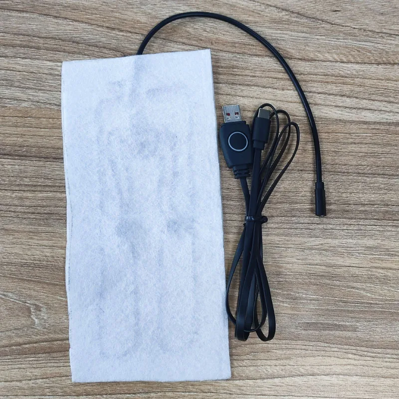 5V нагревательный жилет одежда двусторонний штекер USB Встроенный трех передач температурный переключатель с TYPE-C мужской