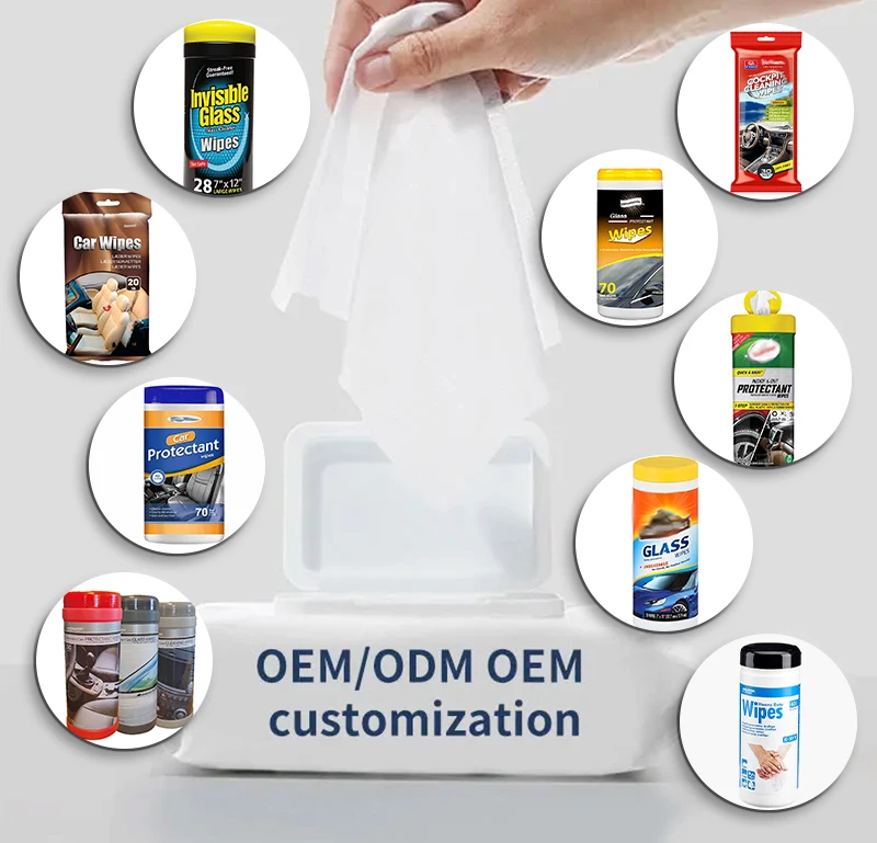 Салфетки для чистки салфеток для салона автомобиля