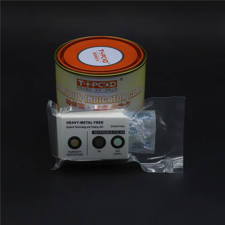 3 dots 5%-10%-60% Cobalt Dichloride Free Blue to Pink Moisture Indicating Card meet J-STD-033