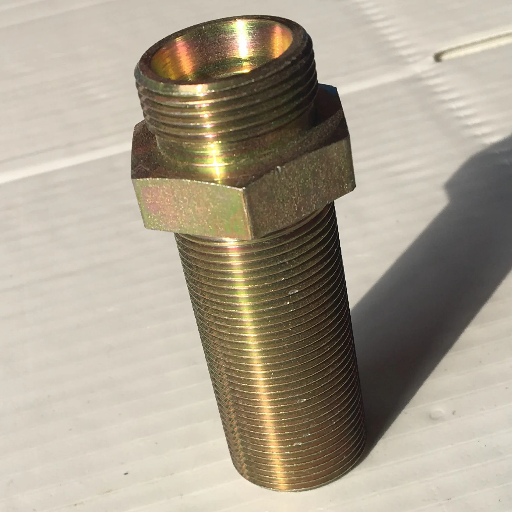 Лидер продаж, фитинг высокого качества, прямой гидравлический фитинг, режущий рукав, перегородка из меди