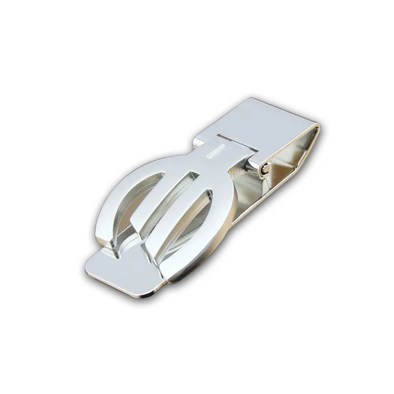 New Design Durable Custom Logo Minimalist Rfid Blocking Metal Man Smart Airtag Wallet Card Holder With Money Clip
