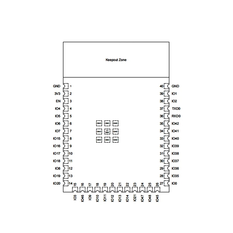 ESP32-S3 Development Board ESP32-S3-WROOM-1 Wireless Module ESP32-S3-WROOM-1-N4 BLE and wifi compatible