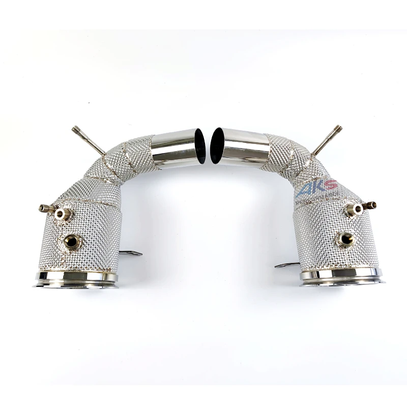 AKS Heatshield Downpipe For Porsche 911 992 3.0T Downpipe