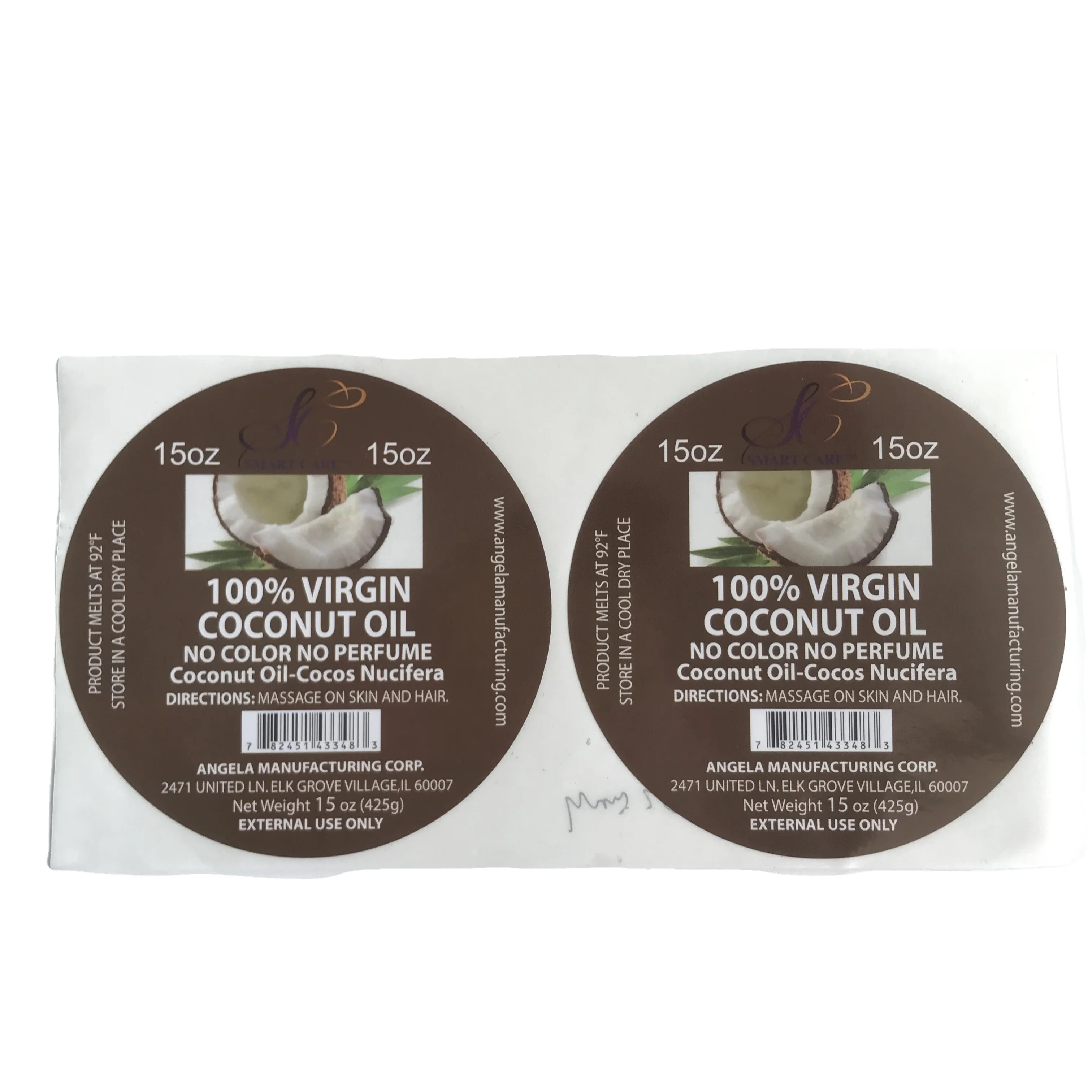 Manufacturers Custom Private Brand Name Printing Logo Adhesive Roll Labels Stickers for Packaging