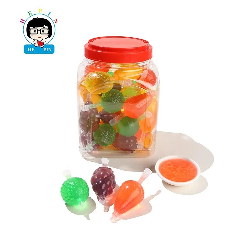 Hot Selling Tasty Fruit Flavor Jelly  Delicious Liquid Jelly Pudding Candy For Kids