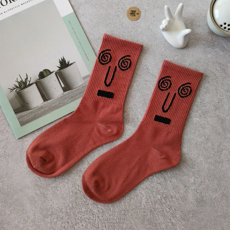 Wholesale Men Women Funny Emo Dress Hip Hop Socks Cotton Fashion Tube Crew Sock