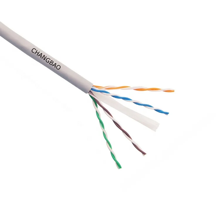 Кабель Ethernet Changbao Cat6, 4 пары, 23AWG UTP кабель Cat6, 500 метров, цена в рулоне