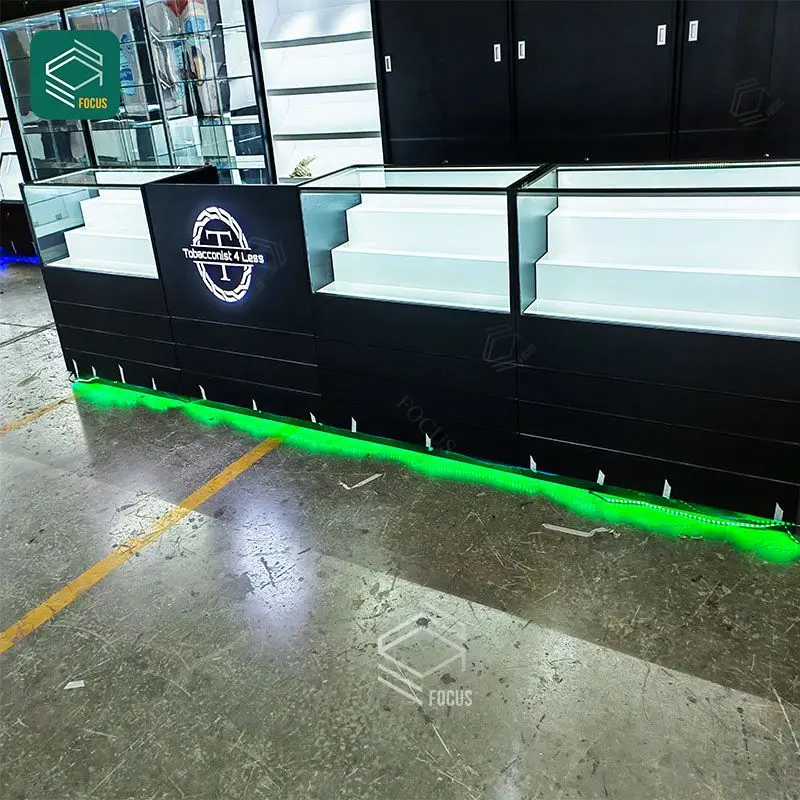 Shop Design Tobacco Display Tables Glass Shop Display Cabinets Cigar Display Case Show Cases For Smoke Shops