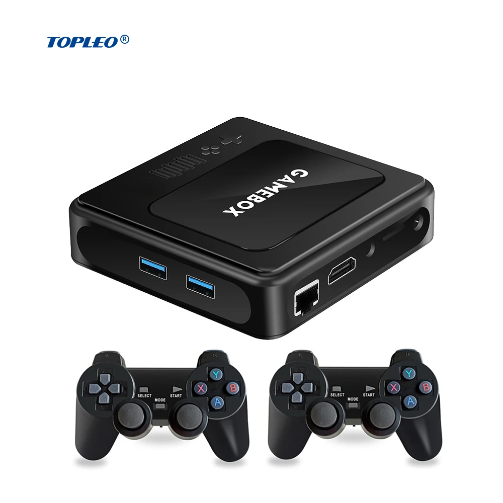 Topleo play popular 3D games retro handheld electronic boxing game machine video game consoles