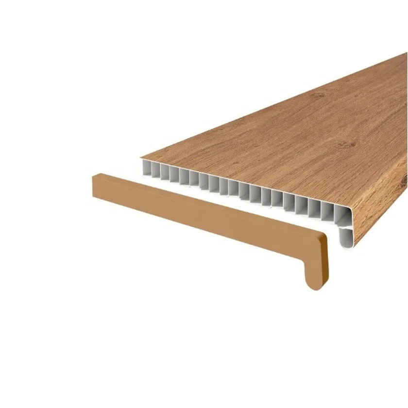 Белая внутренняя внешняя пластиковая ПВХ-панель для подоконников из ПВХ