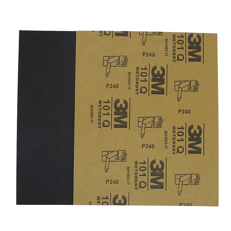9X11 Water Proof 3m Abrasives Coated Paper Oem 3m Sand Paper Manufacturer Silicon Carbide Kraft Paper Resin Over Resin P60-P2000